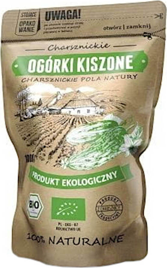 Eingelegte Gurken BIO 500 g / 1 kg CHARSZNICE NATURE FIELDS Pääkuva