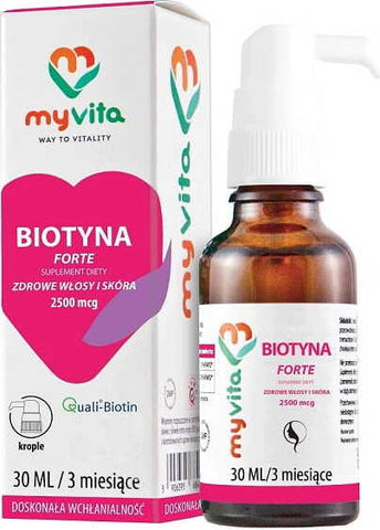 Biotin FORTE 2500mcg Tropfen 30ml MYVITA