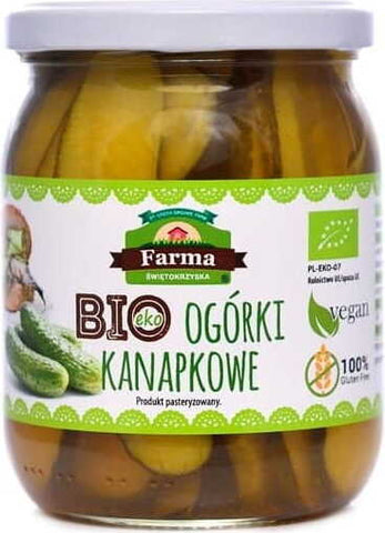 BIO-Sandwichgurken 480 g - FARMA ŚWIĘTOKRZYSKA