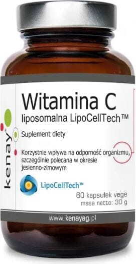 Liposomales Vitamin C Lipocelltech 60 Kapseln KENAY Hauptbild