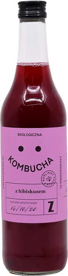 Kombucha mit Hibiskus glutenfrei BIO 500 ml - BESTELLUNG Fő kép