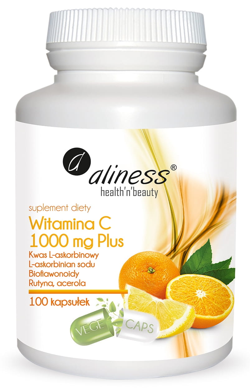 Vitamin C 1000mg plus 100 vegecaps ALINESS Kapseln Hauptbild
