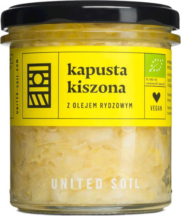 Sauerkraut mit Brombeeröl BIO 290 g - UNITED SOIL