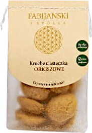 Bio-Butterkekse von FABIJAŃSCY, 100 g, knusprige Kekse mit natürlichem Geschmack, ideal für Snacks und Kaffee.