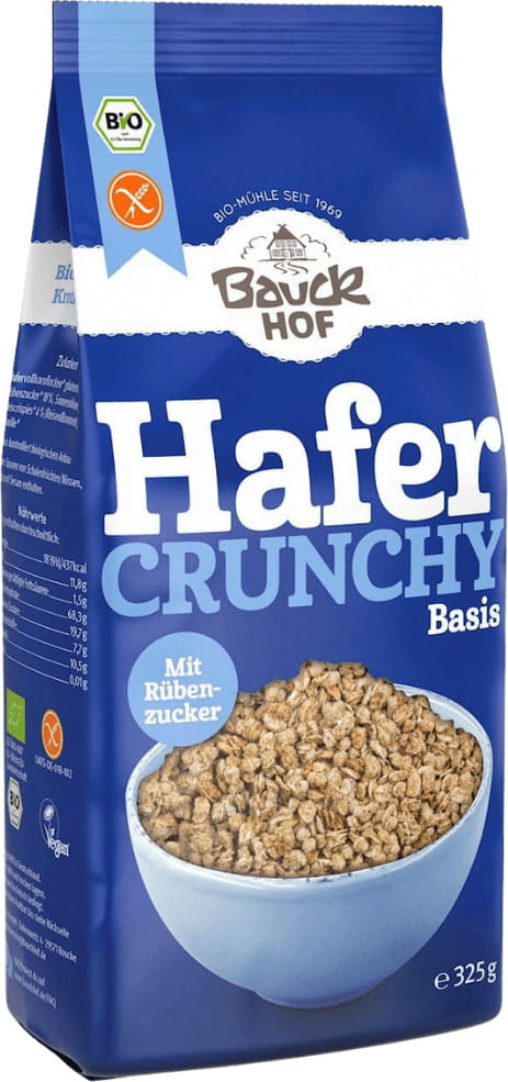 Glutenfreier Hafer Crunchy BIO 325 g - BAUCK HOF