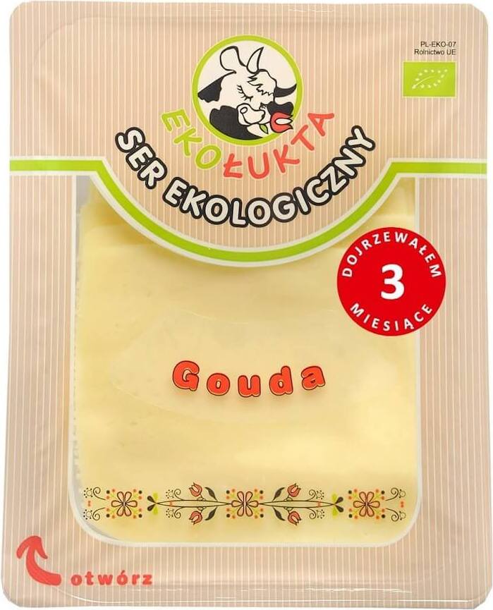 Gouda-Lab-Käsescheiben BIO 125 g - ECO ŁUKTA