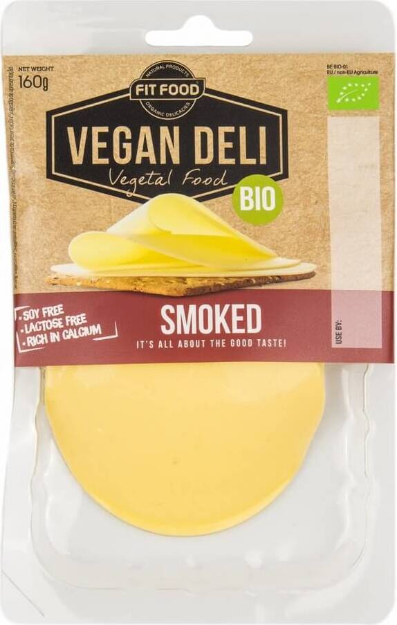 Vegane Alternative zu Räucherkäse in Scheiben BIO 160 g VEGAN DELI