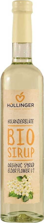 Sirup mit Holundergeschmack BIO 500 ml - HOLLINGER