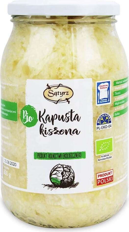 Sauerkraut BIO 800 g - SĄTYRZ Image principale du produit