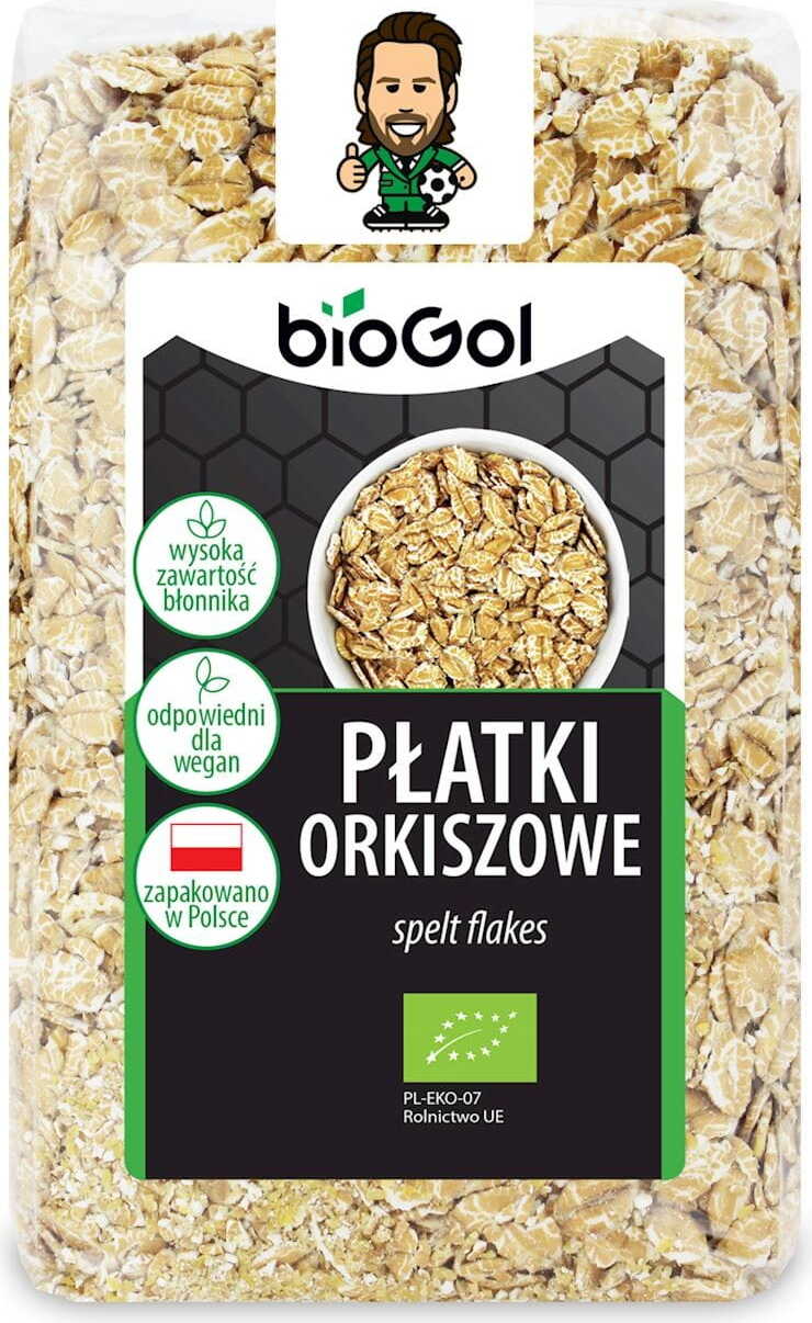 Dinkelflocken BIO 300 g - BIOGOL Huvudsaklig produktbild