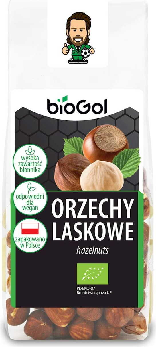 Haselnüsse BIO 100 g - BIOGOL Huvudsaklig produktbild