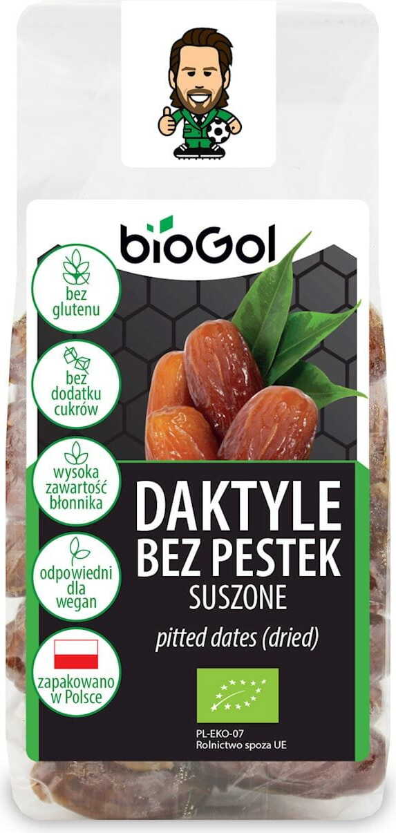 Datteln ohne Kerne getrocknet glutenfrei BIO 150 g - BIOGOL Hover Image