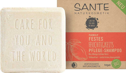 Bio Mango und Aloe Vera feuchtigkeitsspendendes Knöchelshampoo von SANTE, 60 g, mit natürlicher Pflege für trockene Haut.