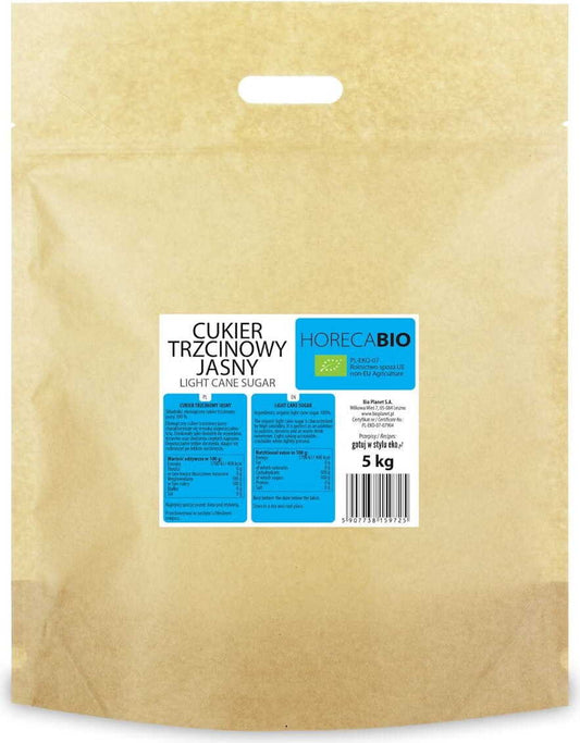 BIO heller Rohrzucker 5kg - HORECA