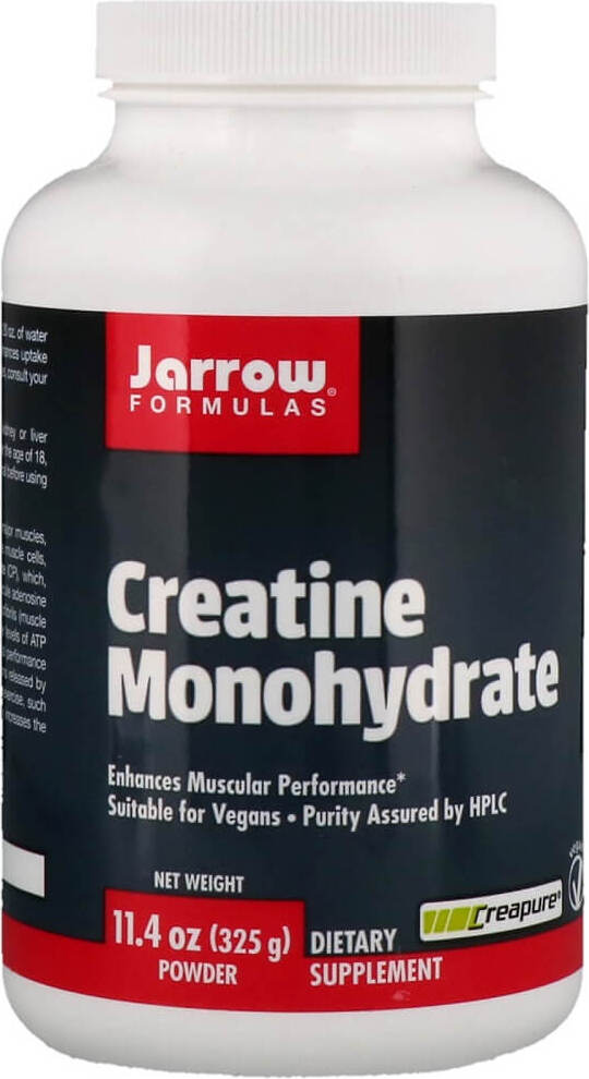 Kreatin-Monohydrat Pulver von JARROW FORMULAS in 325 g JAR, feines Kreatin-Monohydrat für Muskelaufbau und Energie