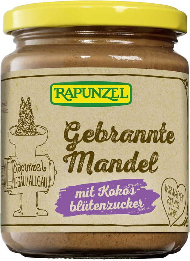 Mandelcreme mit Kokoszucker BIO 250 g - RAPUNZEL