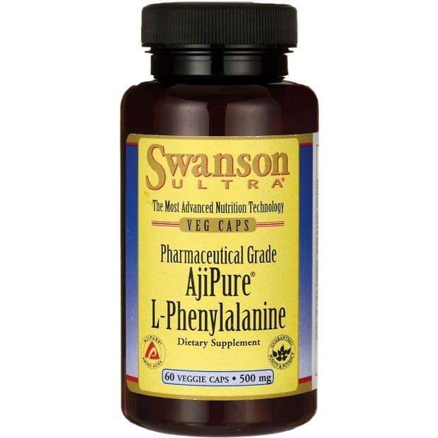 L - Phenylalanin Ajipure L - Phenylalanin 500mg 60 Kapseln von SWANSON