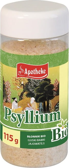Bio Wegerichschalen Ballaststoffe in 115 g Packung, natürliche Faserquelle, von APOTHEKE für gesunde Verdauung