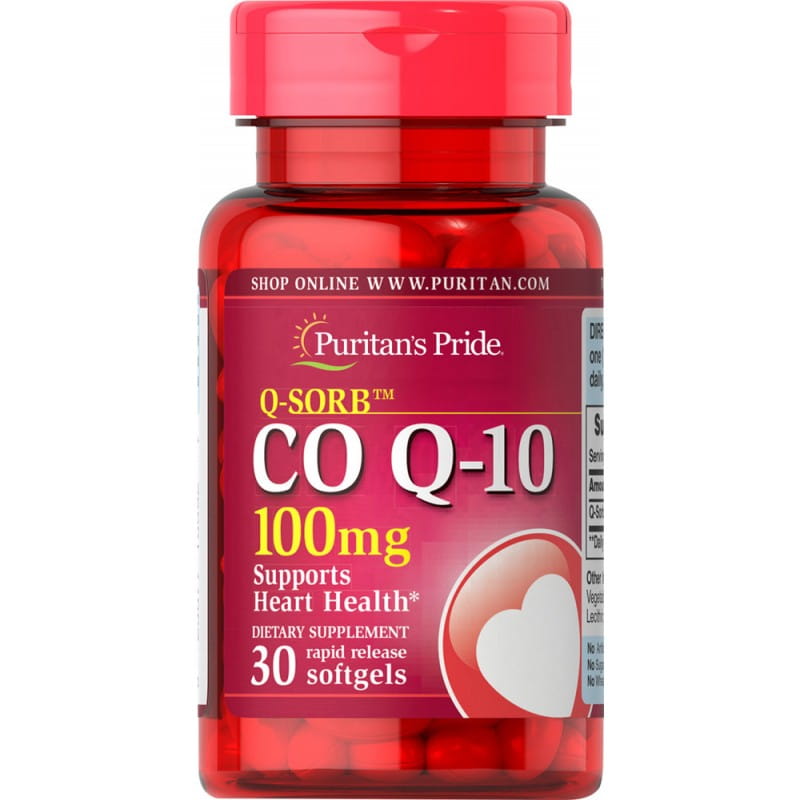 Coenzym Q10 100 mg pro Q10 30 Kapseln PURITAN'S PRIDE