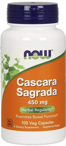 Cascara Sagrada Amerikanische Schellackrinde 450 MG 100 Kapseln NOW FOODS