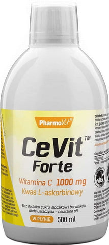 Vitamin C L-Säure - Ascorbinsäure cevit FORTE 1000 mg 500 ml PHARMOVIT