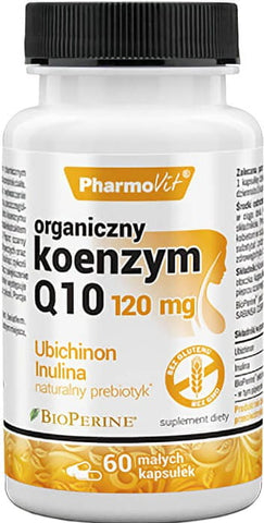 Organisches Coenzym Ubichinon Q10 120mg PHARMOVIT