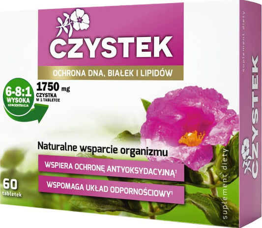 Zistrose 1750 mg Tabletten von COLFARM, 60 Stück, natürliche Pflanzentabletten gegen Erkältungen und Immunsystem-Unterstützung