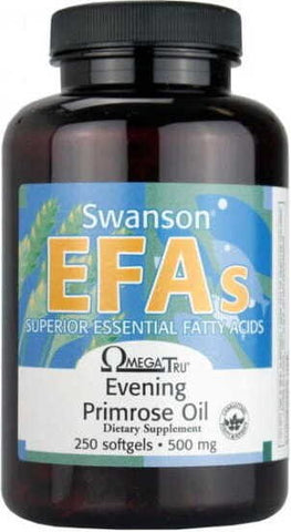 Nachtkerzenöl Nachtkerzenöl efas 500mg 250 Kapseln SWANSON