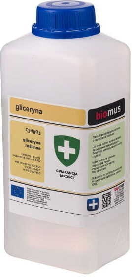 Pflanzliches Glycerin 1 kg BIOMUS Hlavní obrázek produktu