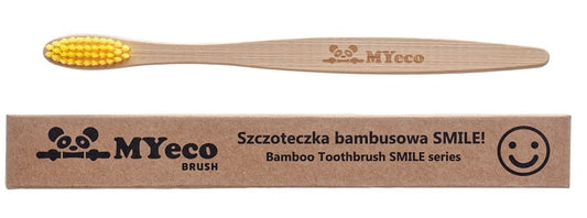 Zahnbürste Bambus gelb weich - MYECOBRUSH