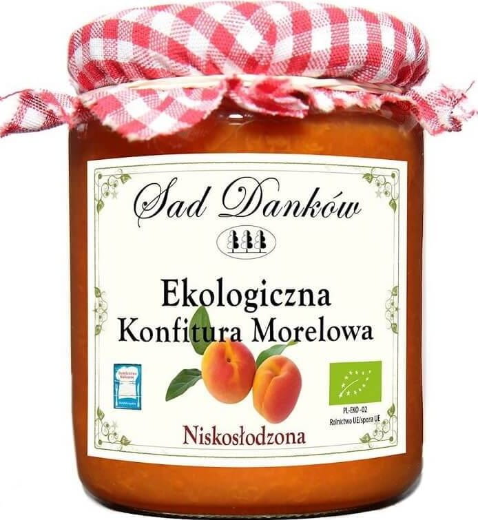 Aprikosenmarmelade, zuckerarm BIO 260 g - SAD DANKÓW Huvudsaklig produktbild