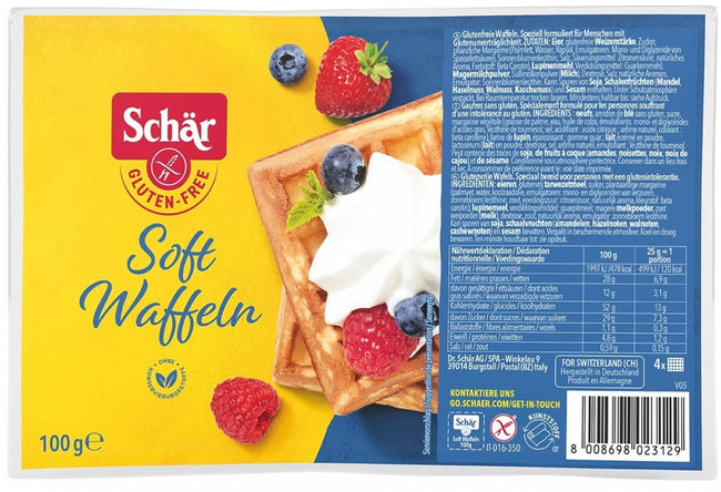 Softwaffeln glutenfreie Waffeln 100 g SCHÄR Hover Image