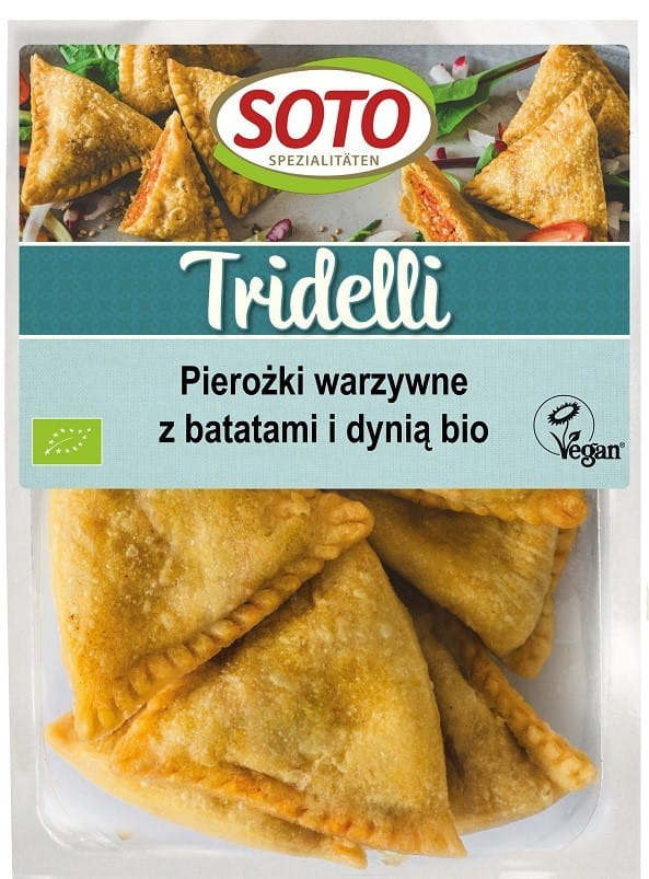 Tridelli vegane Gemüseknödel mit Süßkartoffeln und Kürbis BIO 180 g SOTO Hover Image