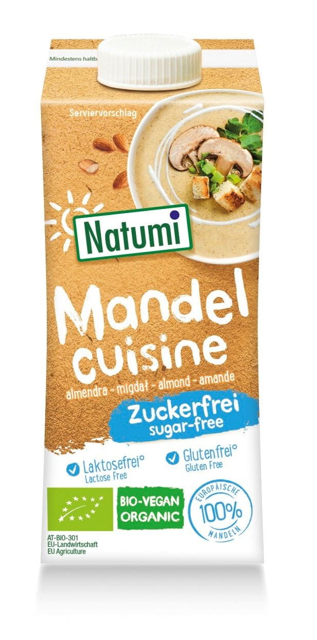 Konzentriertes Mandelprodukt zum Kochen und Backen glutenfrei BIO 200 ml - NATUMI Pääkuva