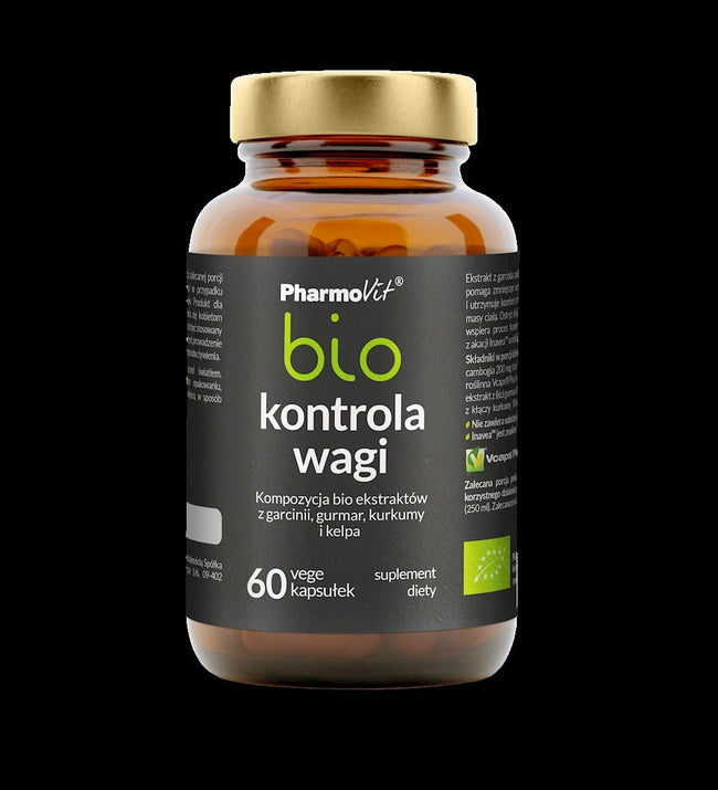 Kapseln zur Gewichtskontrolle BIO 60 Stück (33 g) - PHARMOVIT Hover Image