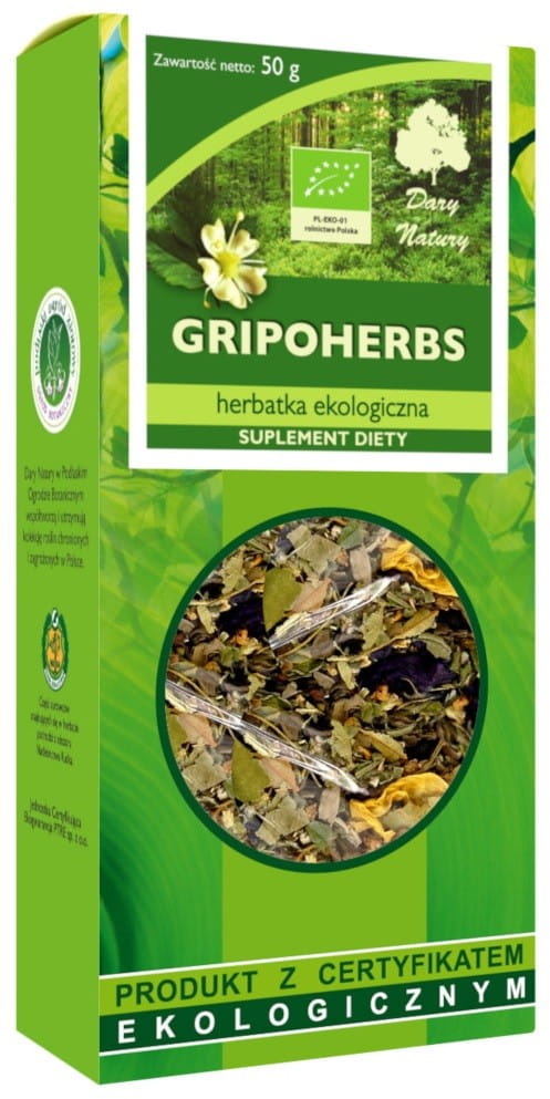 Gripoherbs BIO Tee 50 g - GESCHENKE DER NATUR