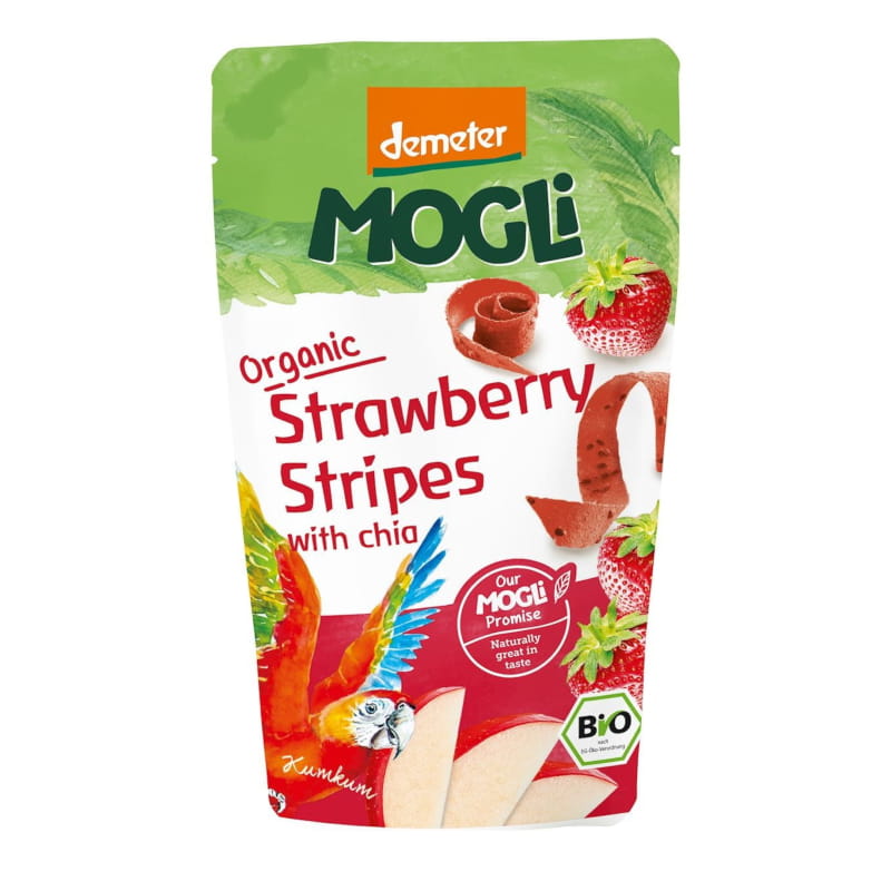 Apfelsnack - Erdbeere mit Chiasamen BIO 25 g - MÖGLICH Hovedbillede