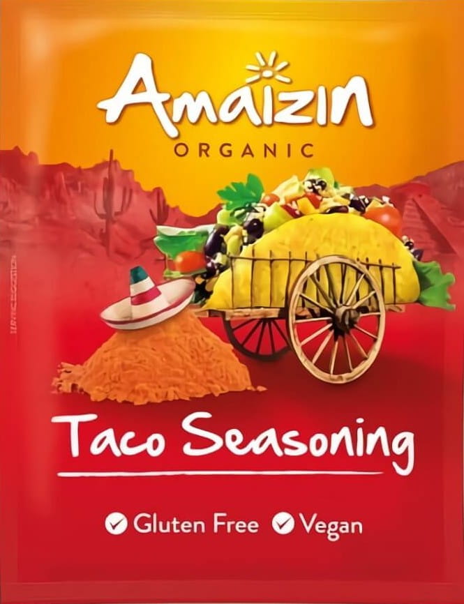 Taco-Gewürzpulver glutenfrei BIO 30 g - AMAIZIN