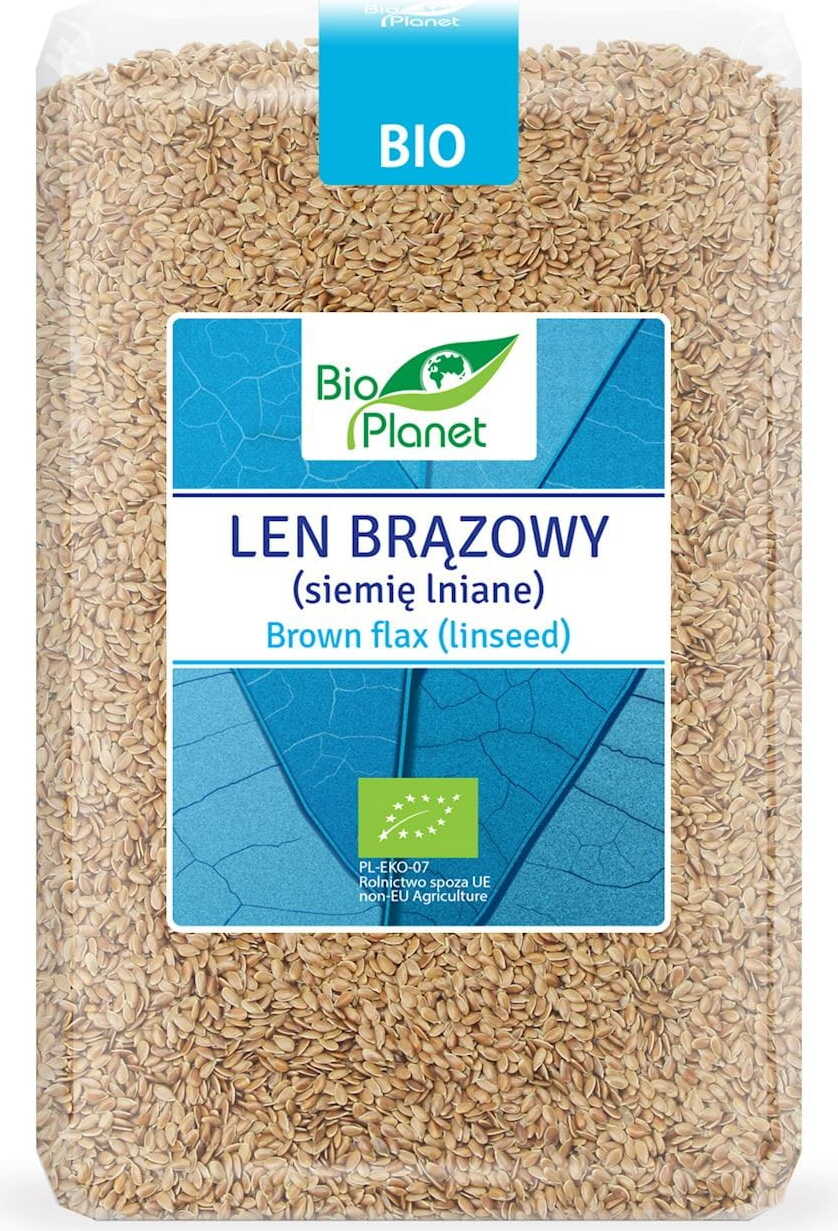 Brauner Flachs (Leinsamen) BIO 2 kg - BIO PLANET Hlavný obrázok produktu