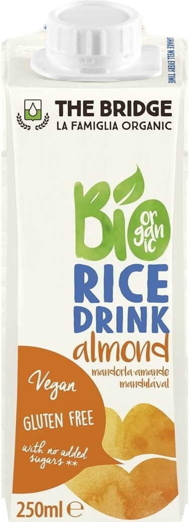 Reisgetränk mit Mandeln ohne Gluten 1000ml EKO THE BRIDGE Image principale du produit