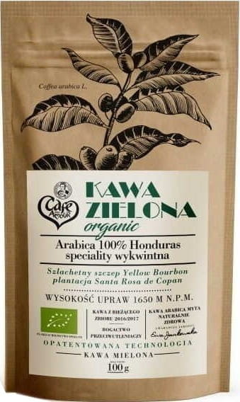 Gemahlener grüner Kaffee Honduras BIO 100 g CAFE AMOUR Hover Image