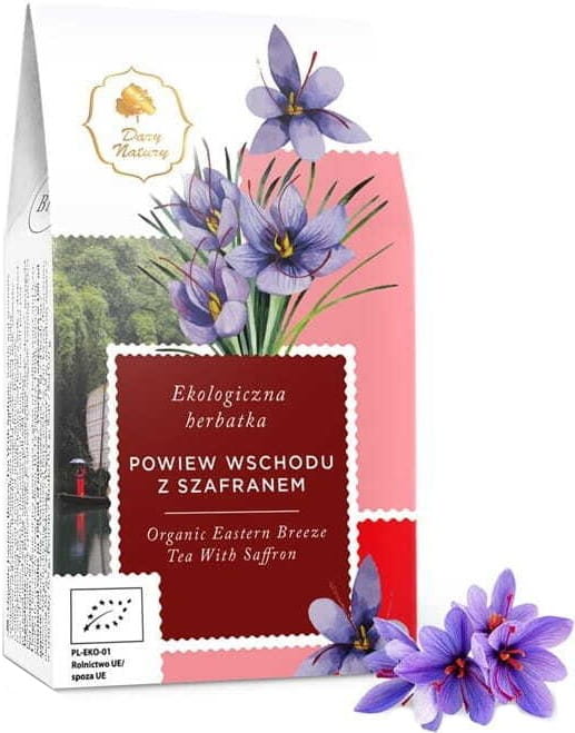 Tee mit Safran Atem des Ostens BIO 80 g - GESCHENKE DER NATUR