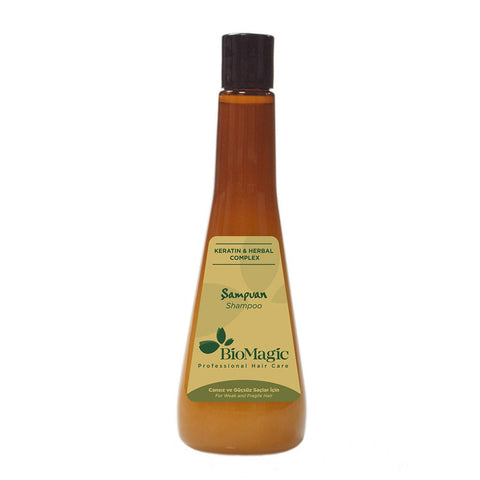 Shampoo für schwaches und sprödes Haar mit Keratin 300 ml - BIOMAGIC