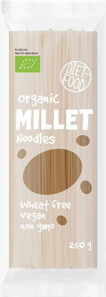 Glutenfreie Nudeln aus Hirse BIO 250 g DIÄTISCHE LEBENSMITTEL Hauptbild