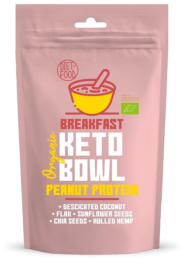 Keto Bowl Erdnussprotein BIO 200 g - DIÄTISCHE LEBENSMITTEL Main image