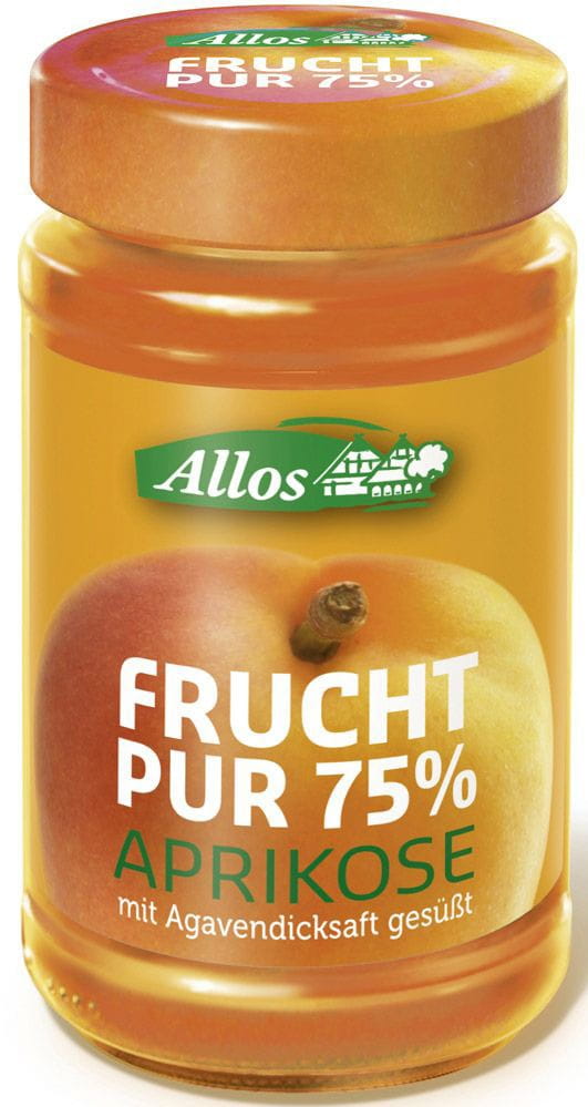 Aprikosenmousse (75% Frucht) BIO 250 g - ALLOS Huvudsaklig produktbild