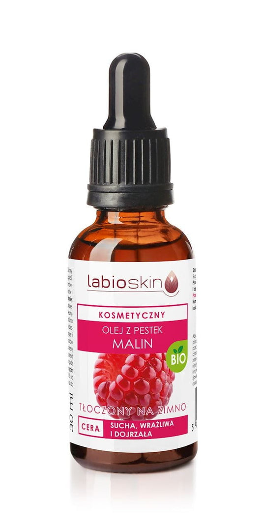 Kaltgepresstes Himbeersamenöl von BIOOIL in 30 ml Flasche, naturbelassen und biologisch, für Hautpflege und natürliche Schönheit