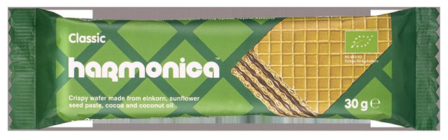 Waffel mit Milch und Kakaocreme BIO 30 g - HARMONICA Hover Image