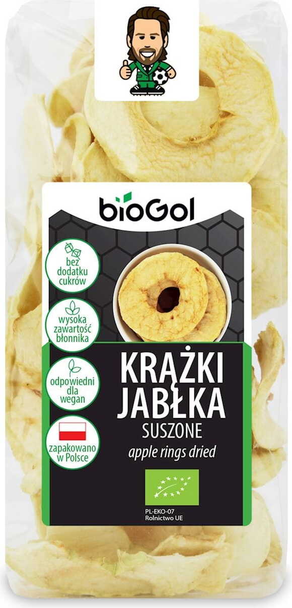Getrocknete Apfelringe BIO 50 g - BIOGOL Huvudsaklig produktbild