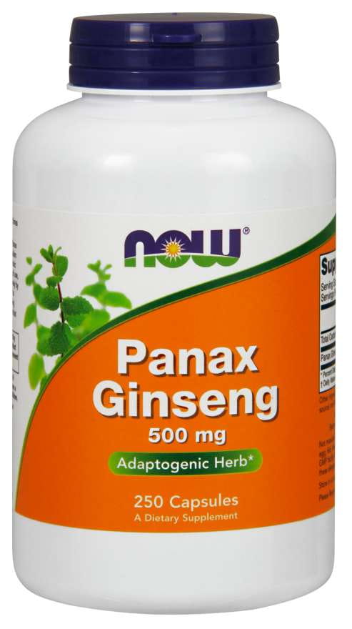 Panax Ginseng Ginseng 500 MG 250 Kapseln NOW FOODS